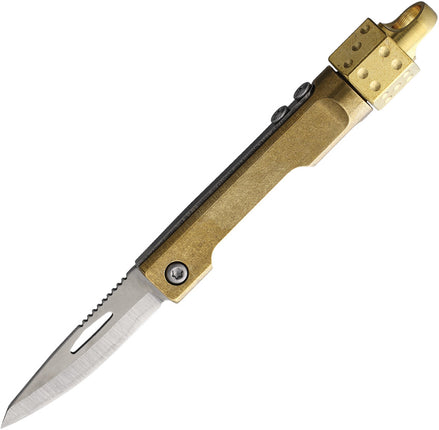 Dice EDC Mini Folder Brass