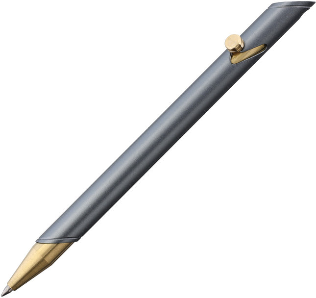 Bolt Pen Brass/Gray