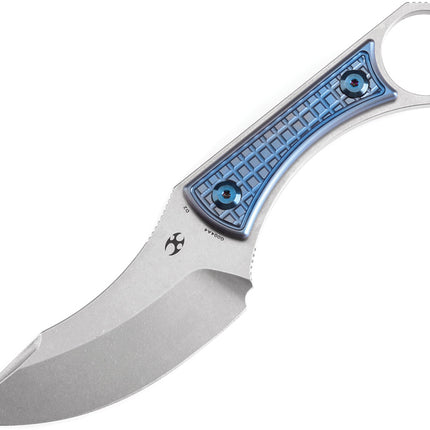 Niko Fixed Blade Blue Ti