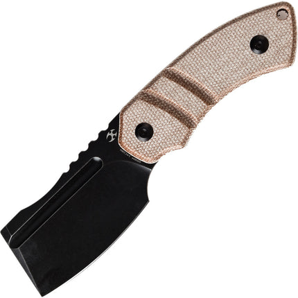 Korvid S Fixed Blade Brown Mic