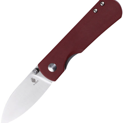 Yorkie Linerlock Red Micarta