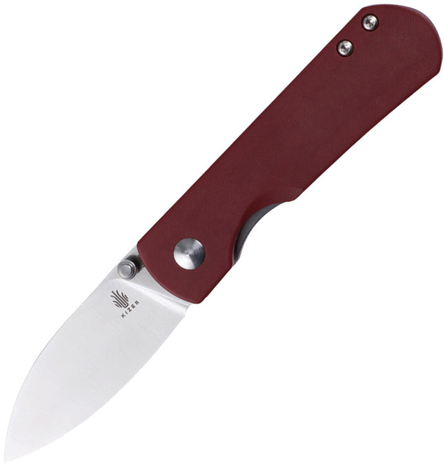 Yorkie Linerlock Red Micarta