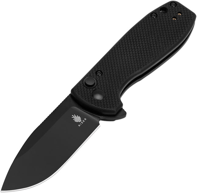 Amicus Button Lock Black G10