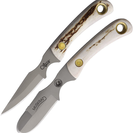 Muskrat/Cub Combo Stag Bone