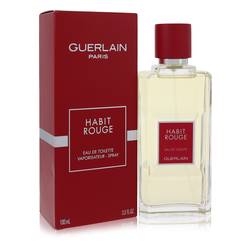 Habit Rouge Cologne / Eau De Toilette Spray By Guerlain - Vickie Lynn's