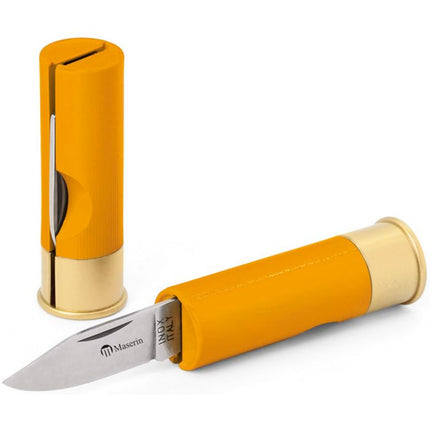 Shotgun Shell Knife Yellow