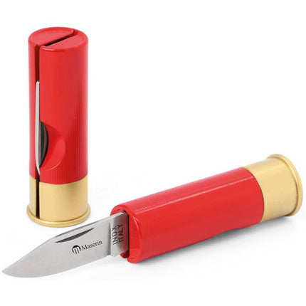 Shotgun Shell Knife Red