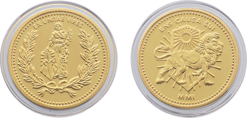 Continental Coin 24k Gold Emb