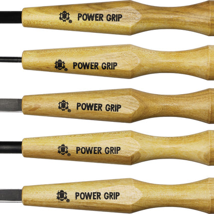 Power Grip Wood Chisel Set 5pc