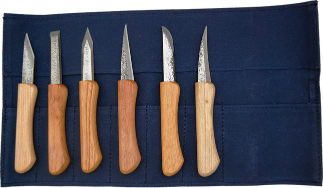 Mikikichan Carving Knife Set