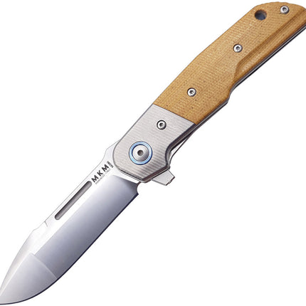 Clap Linerlock Natural Micarta