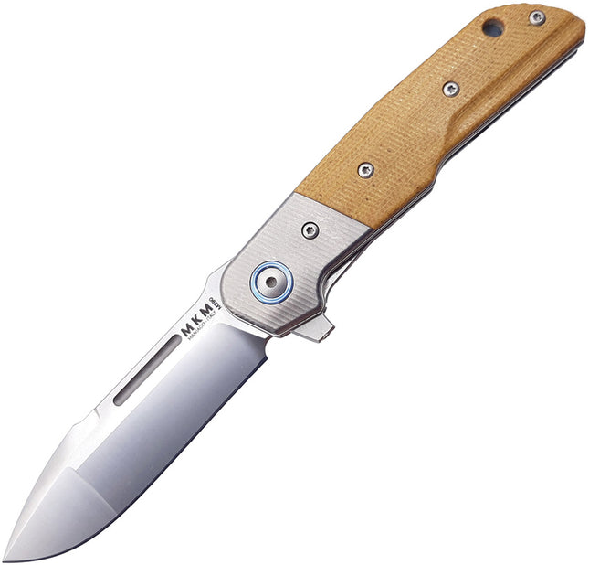 Clap Linerlock Natural Micarta