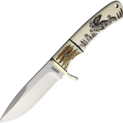 Fixed Blade Scrimshaw