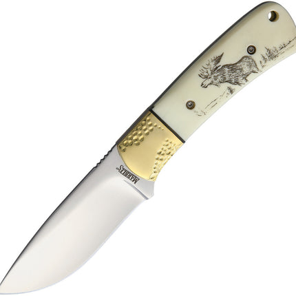 Fixed Blade Scrimshaw