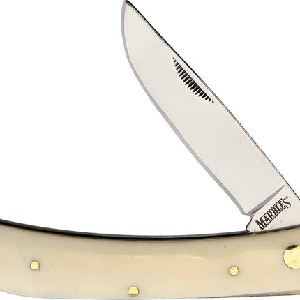 Work Knife White Smooth Bone