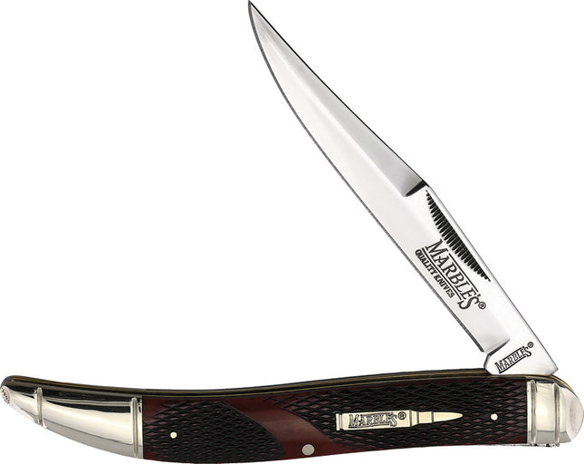 Toothpick Brown Checkered Bone