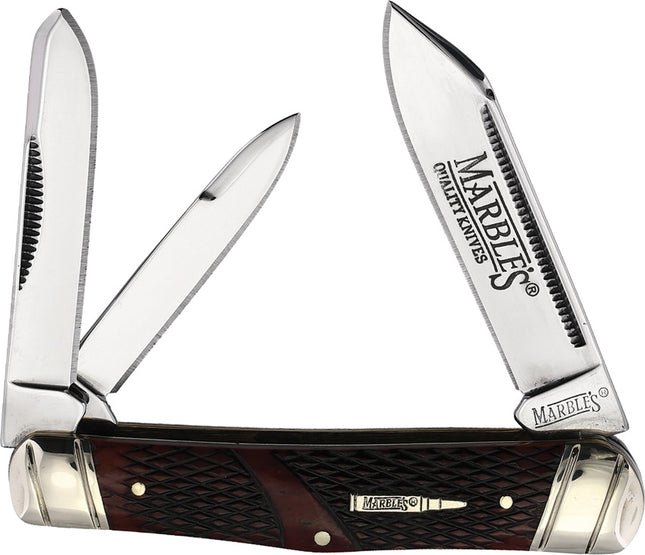 Whittler Brown Checkered Bone