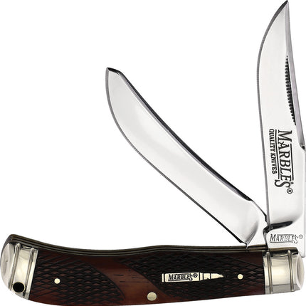 Trapper Brown Checkered Bone