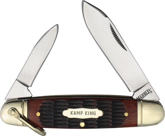 2 Blade Folder Brown Bone