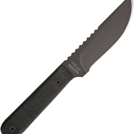 CSP A2 Fixed Blade Black G-10