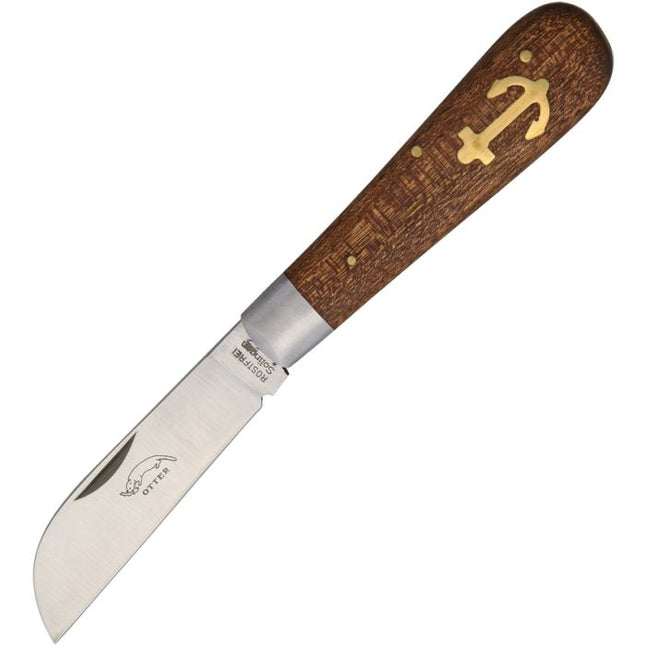 Small Anchor Knife Sapeli Wood