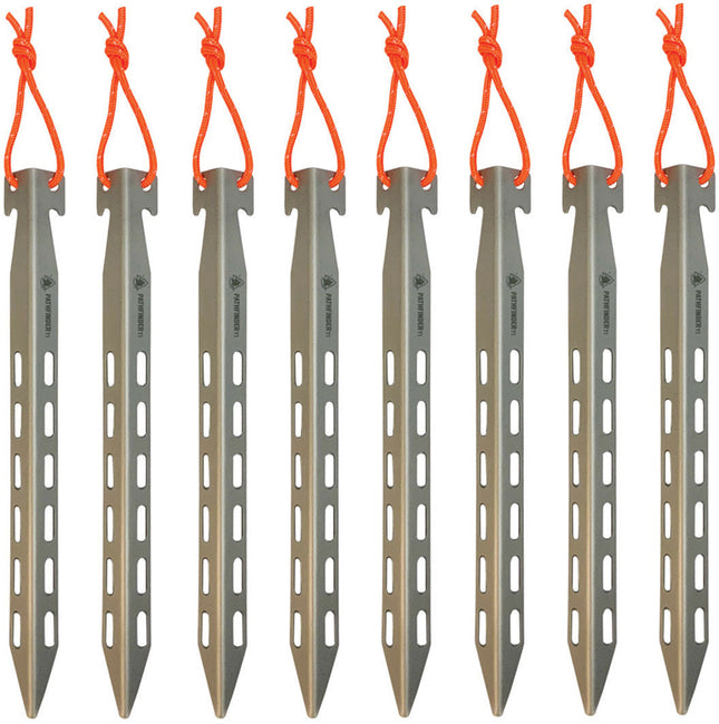 Titanium Tent Stake Set 8pc