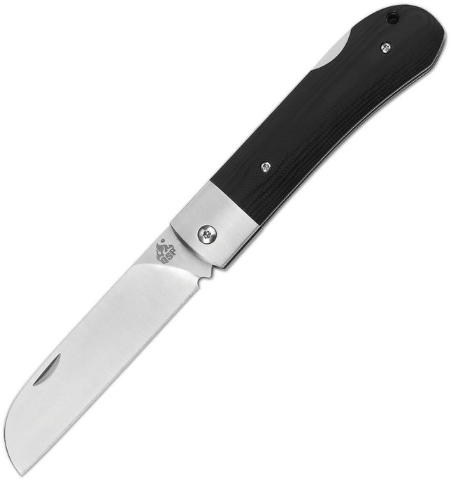 Worker Lockback Black G10