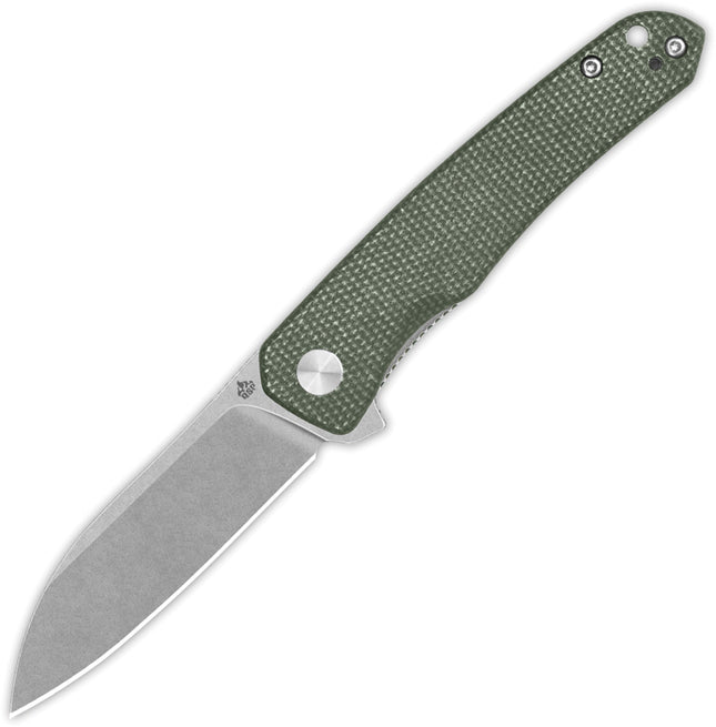 Otter Linerlock Green Micarta