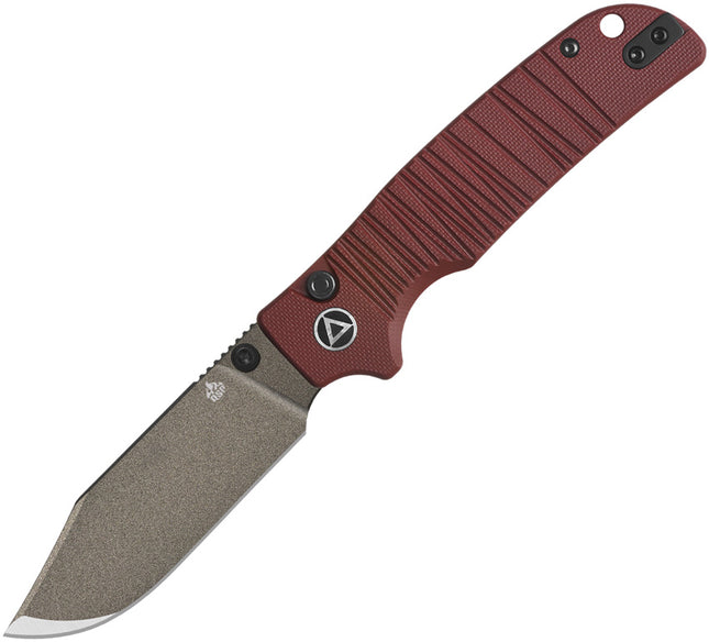 Kali Button Lock Red G10