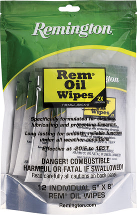 Rem-Oil Wipes (12 Count)