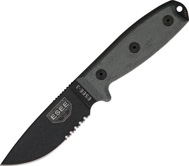 Model 3 Part Serrated