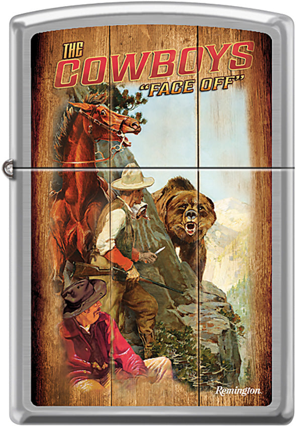 Cowboys Face Off Lighter