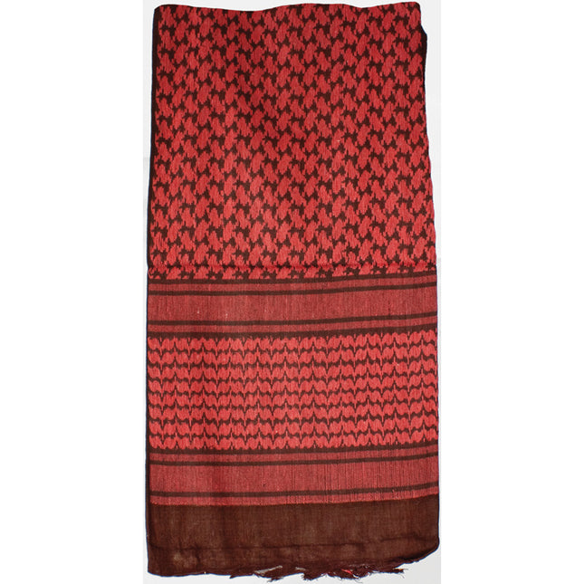 Shemagh Head Wrap Red/BLK