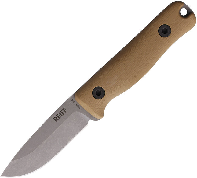 F3 EDC Fixed Blade Tan