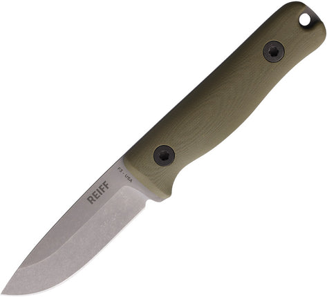 F3 EDC Fixed Blade OD Lthr