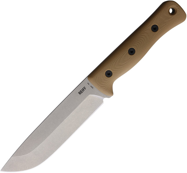 F6 Leuku Survival Knife TanG10