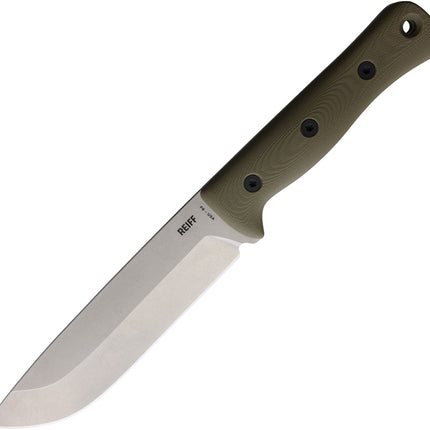 F6 Leuku Survival Knife OD G10