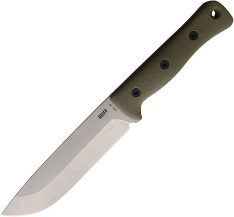 F6 Leuku Survival Knife OD G10