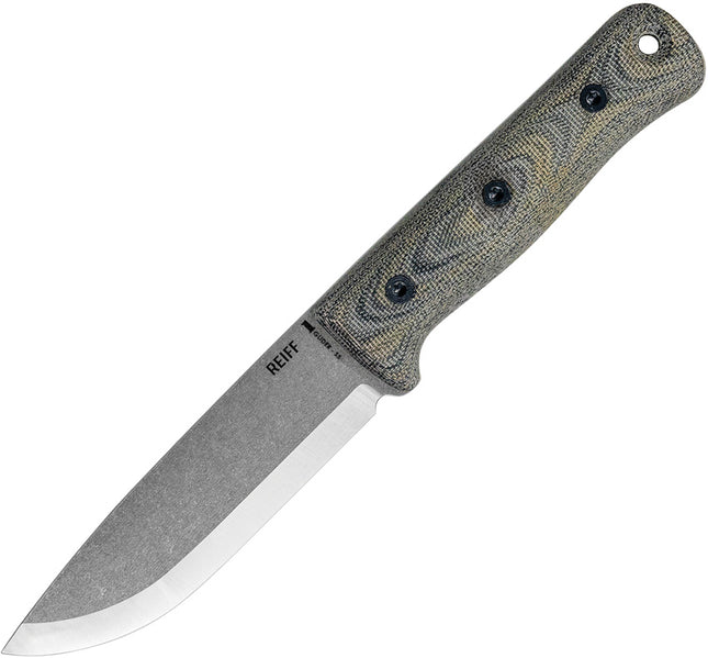 S5 Fixed Blade Grn Micarta