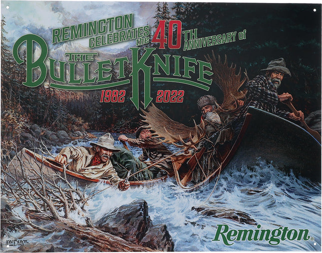 40th Anniversary Tin Sign