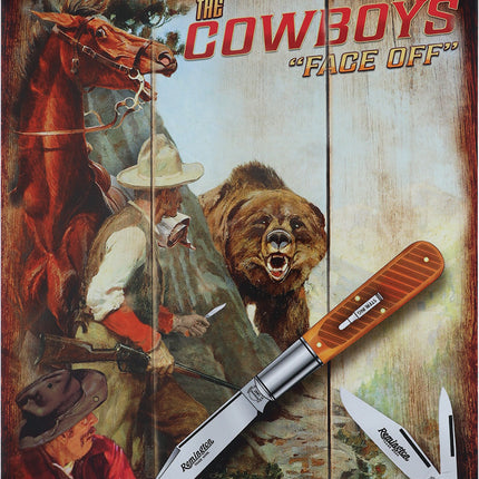 Cowboy Tin Sign