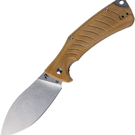 Ness Linerlock Brown Micarta