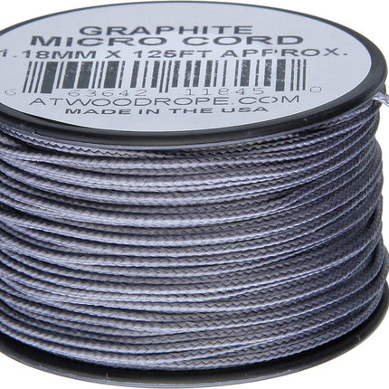 Micro Cord 125ft Graphite