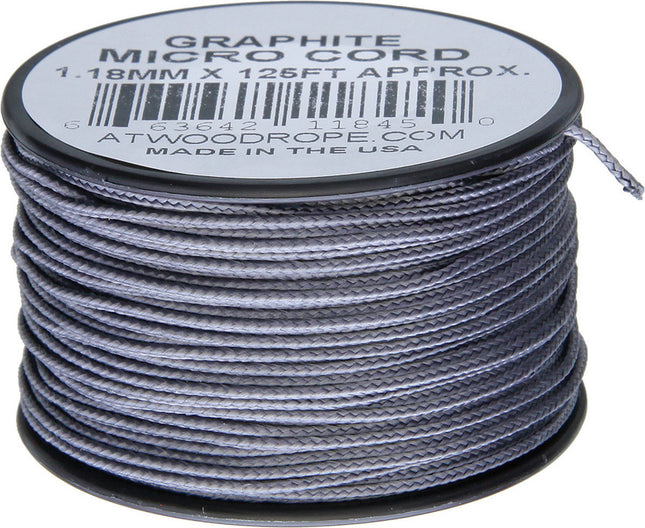 Micro Cord 125ft Graphite