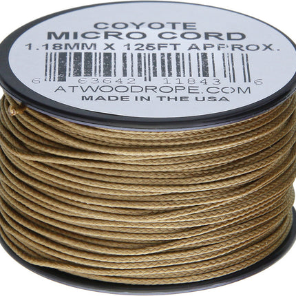 Micro Cord 125ft Coyote
