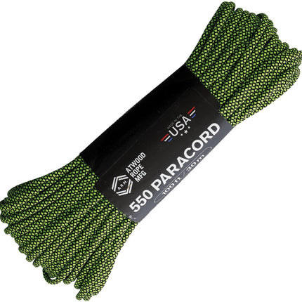 Parachute Cord Diamond Blk/Grn