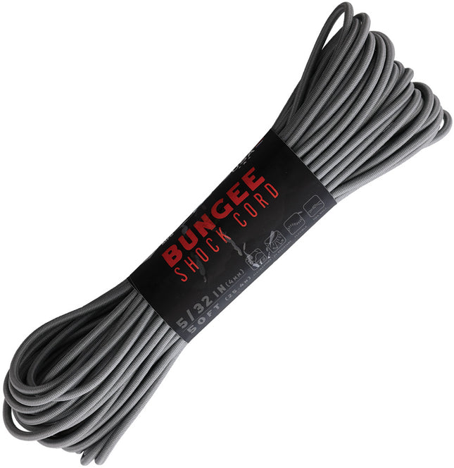 Bungee Shock Cord 50ft Gray
