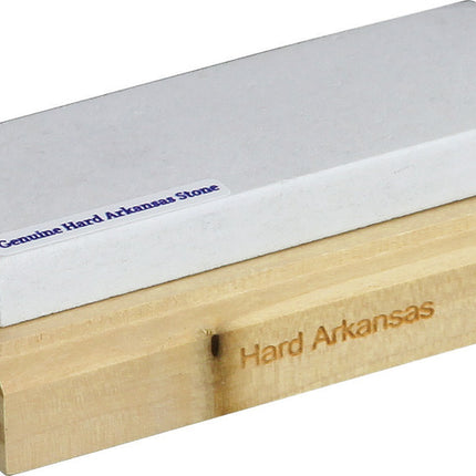 Hard Arkansas Stone on Wood