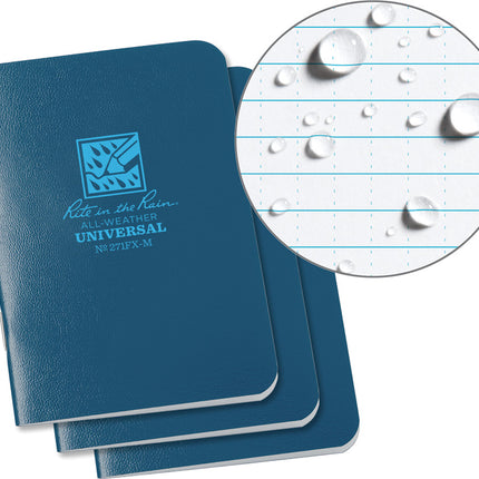 Mini Stapled Notebook 3pk