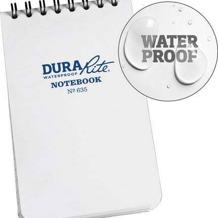 Top Spiral Notebook 3x5in Whit